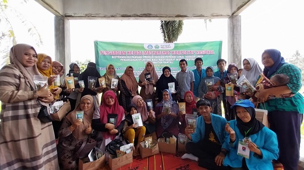 Tim PKM Unsam Beri Pelatihan Bioteknologi Pangan Atasi Stunting