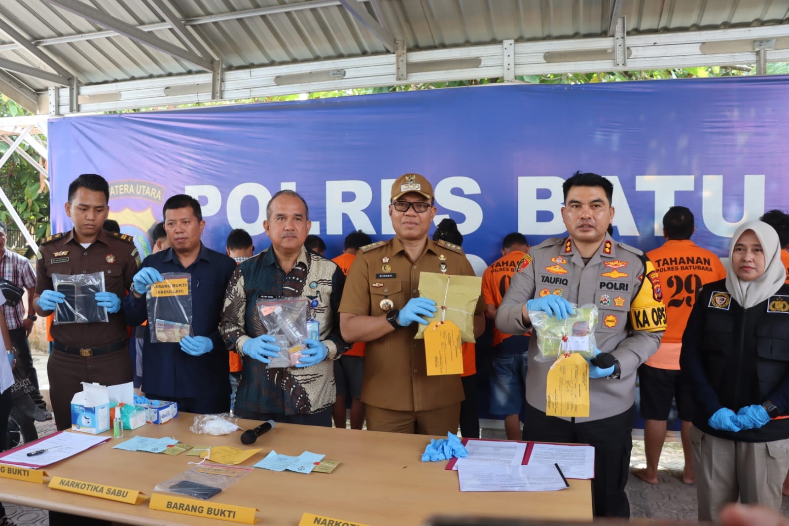Polres Batubara Musnahkan 2 Kg Sabu