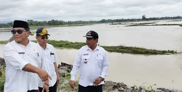 Pidie Banjir, 500 Ha Sawah Di Delima Terendam