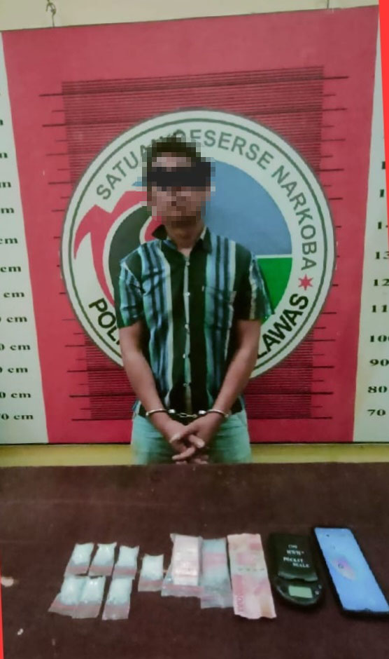 Diduga Pengedar Sabu Diciduk Di Warung Kopi