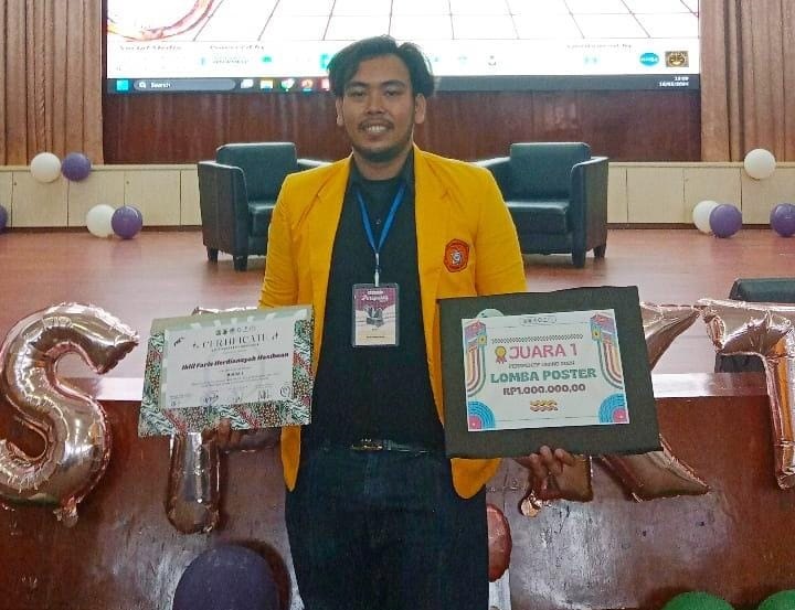Iklil Faris Juara I Kompetisi Poster Tingkat Nasional