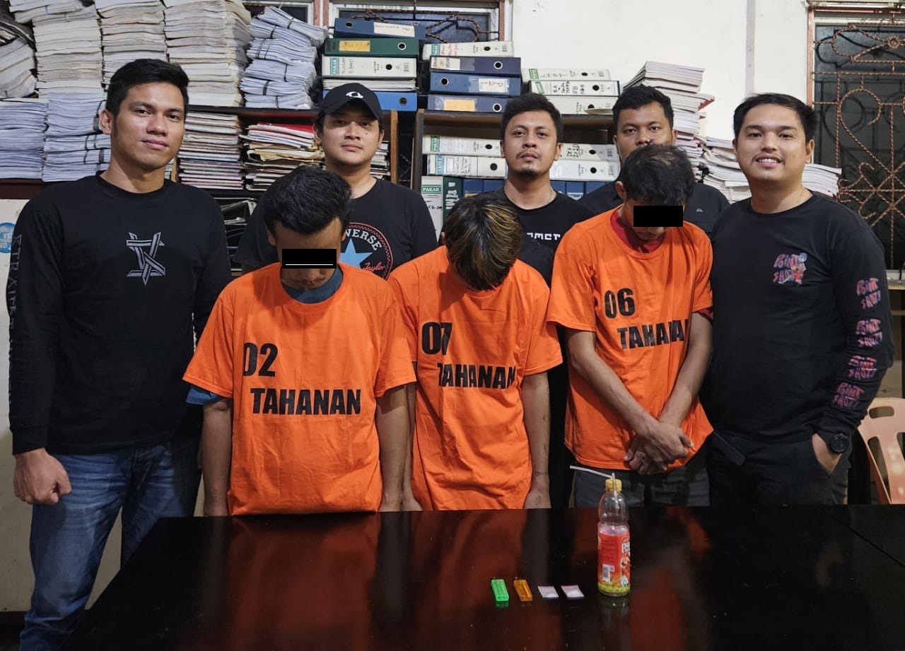 Lagi Sat Narkoba Polres Simalungun Tangkap 3 Penikmat Sabu
