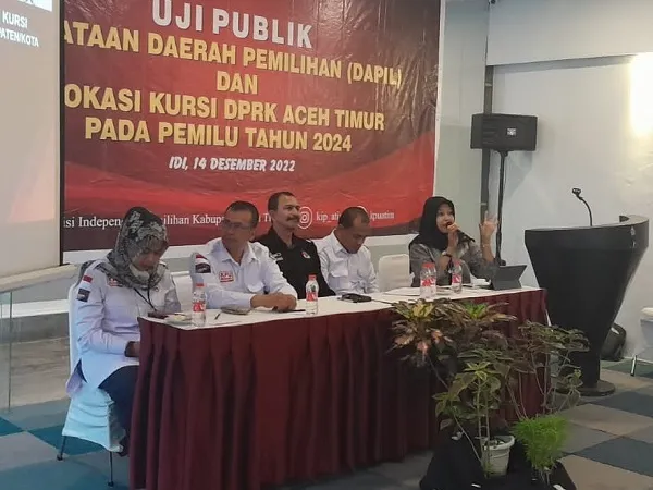 Pemilu 2024, Dewan Aceh Timur Tetap 40 Kursi