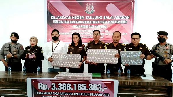 Kejari TBA Eksekusi Rp3,3 Miliar Uang 'Cuci' Narkotika