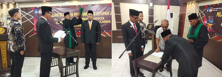 Ramadhani Dilantik Jadi Anggota KIP Langsa