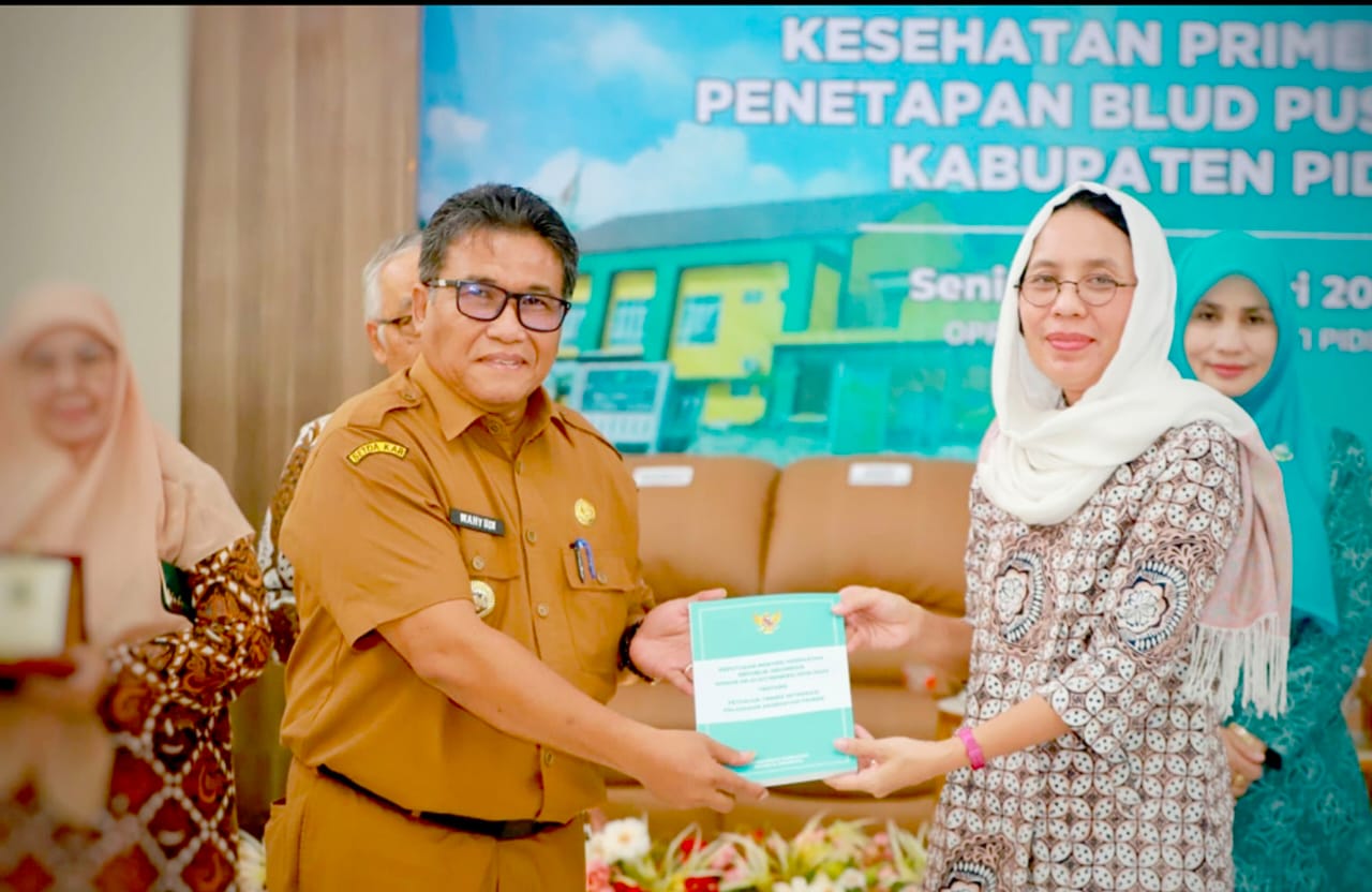 26 Puskesmas Di Pidie Ditetapkan Jadi BLUD