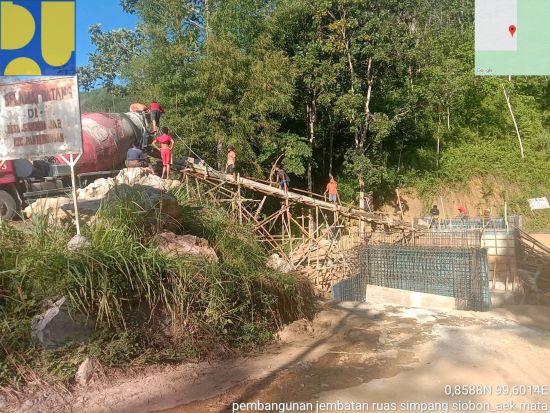 Jembatan Ke Aekmata Dibangun, Jalan Rusak Diprioritaskan 2024