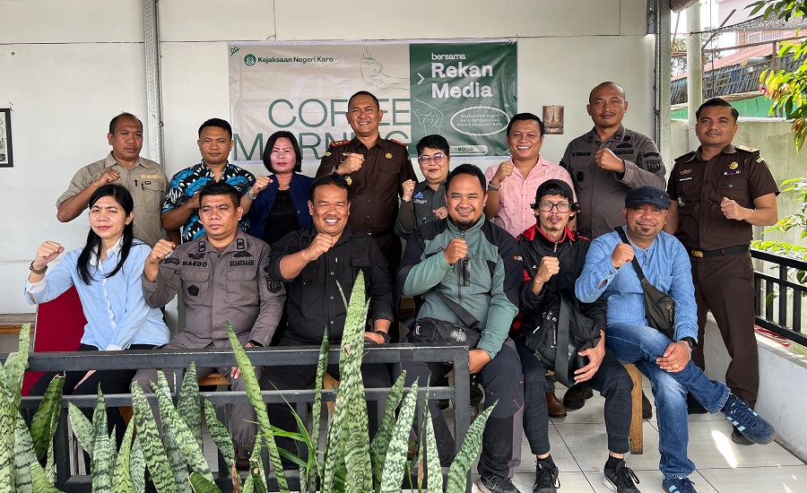 Kajari Karo Perkuat Kemitraan Dengan Insan Pers