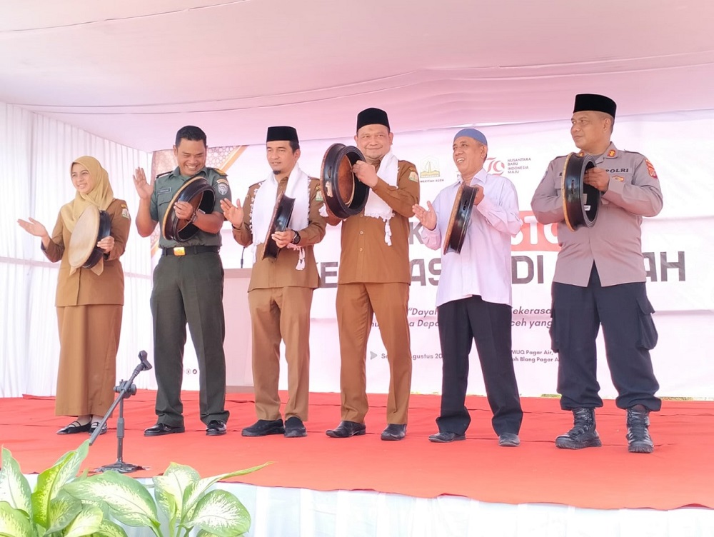 Kadisdik Dayah Aceh Besar Hadiri Kick Off Setop Kekerasan