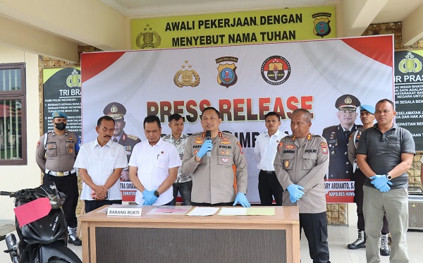 Polres Humbahas Tangkap Residivis Ranmor