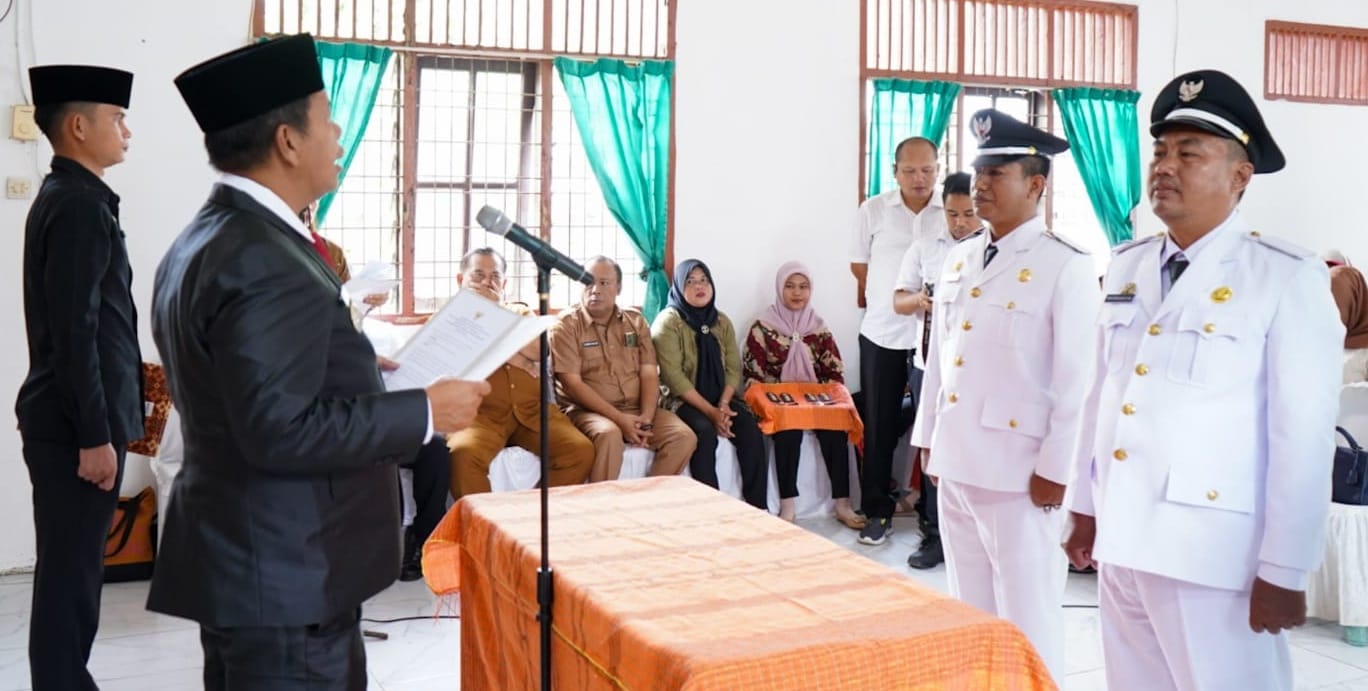 Pangulu Nagori Dosin Dan Lingga Dilantik, Ini Pesan Bupati Simalungun