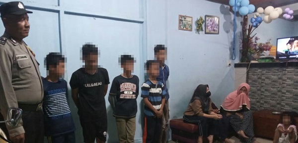 Polres P.Siantar Amankan Anak-anak Ngelem