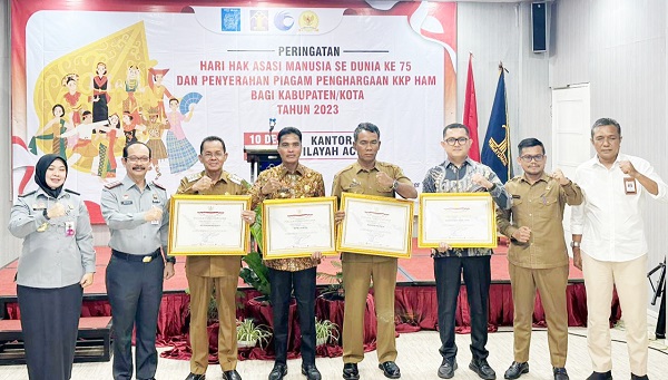 Pemko Langsa Keenam Kalinya Raih Predikat Kota Peduli HAM