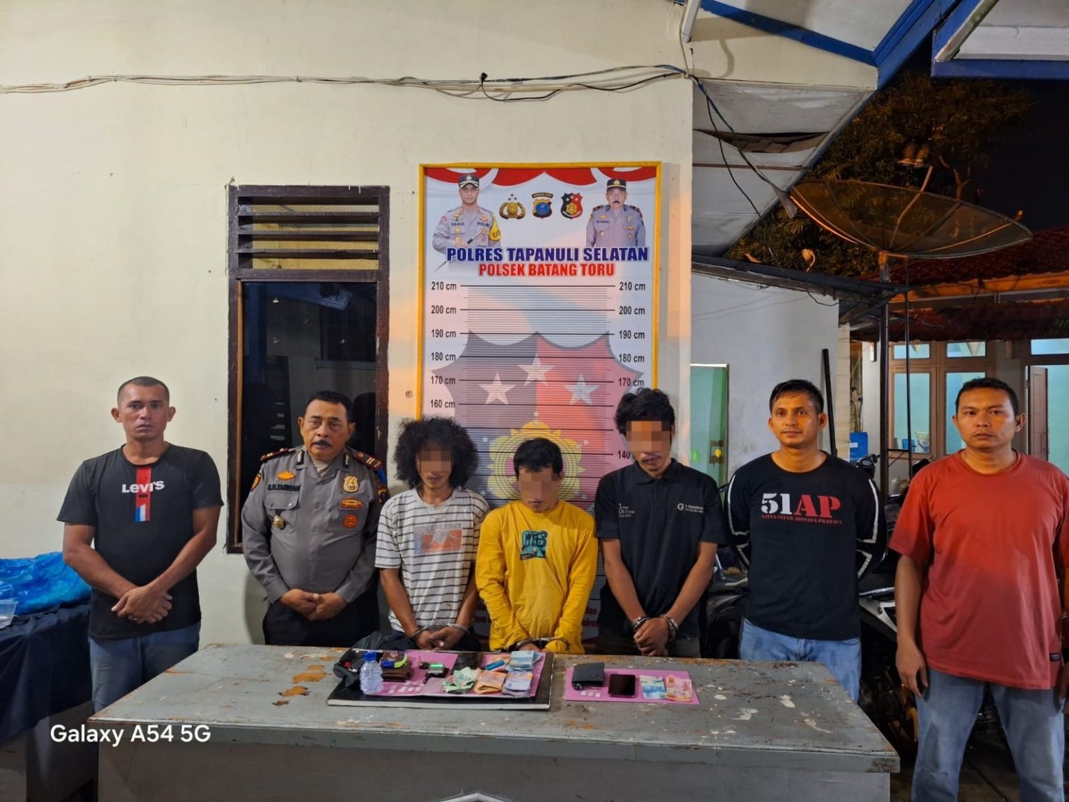 Dalam Sehari, Polres Tapsel Tangkap 3 Pengedar Sabu Dari Tapteng
