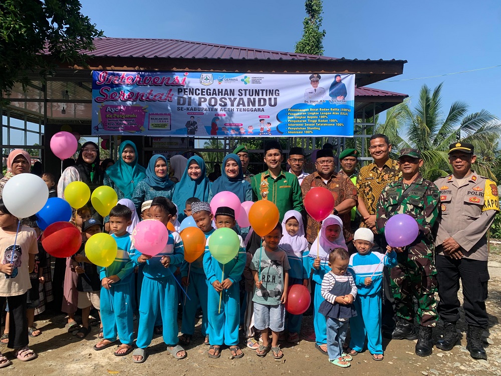 Pemkab Agara Kick Off Intervensi Serentak Pencegahan Stunting 2024
