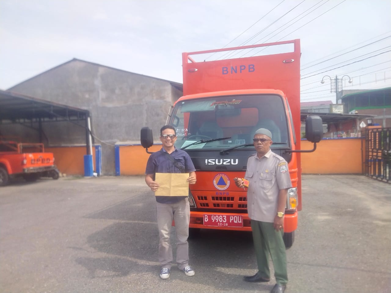 BPBD Agara Terima Hibah Mobil Toilet Dari BNPB