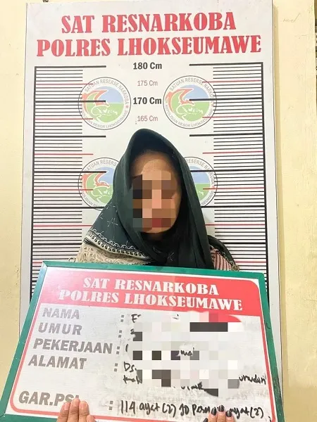 Polres Lhokseumawe Ringkus Enam Tersangka Penyalahgunaan Narkotika Jenis Sabu