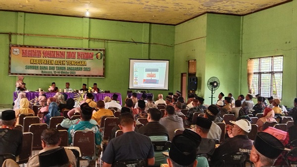 Imum Mukim Dan Pemangku Adat Kute Ikuti Sosialisasi Adat Suku Alas