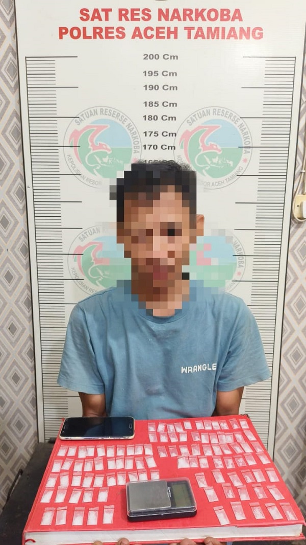 Diduga Pengedar Narkoba Diamankan Polisi