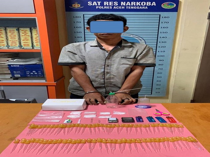 Lama Jadi Target, Polres Agara Ringkus Pengedar Narkoba