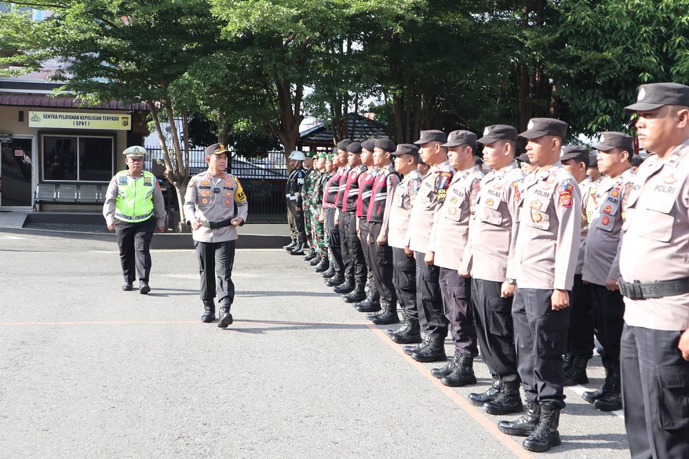 Polres Agara Gelar Pasukan Operasi Patuh Seulawah 2024
