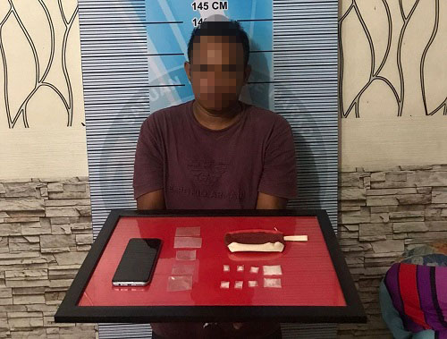 Residivis Sabu Kembali Diringkus Di Areal Pertambakan