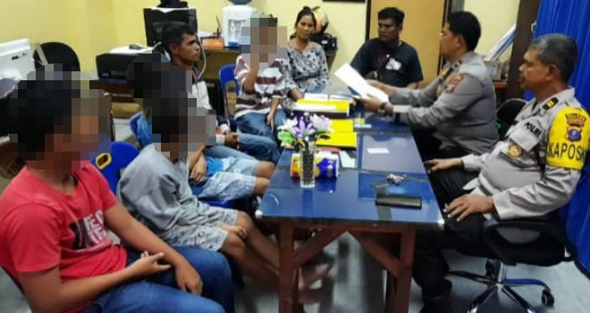 Polres P.Siantar Bina 4 Remaja Hasil KRYD