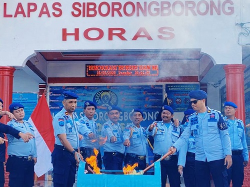 Lapas Siborongborong Gelar Deklarasi Zero Halinar