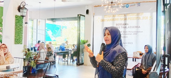BPJS Kesehatan Langsa Sambung Rasa Dengan Peserta JKN Thalassemia