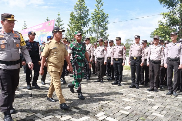 Bupati Pimpin Apel Pasukan Pengamanan Pilpanag
