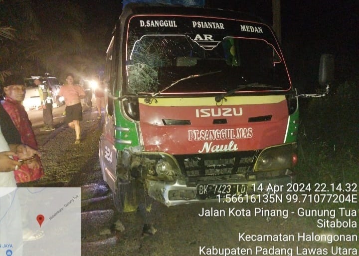 Remaja 13 Tahun Hantam Bus Di Jalinsum Paluta