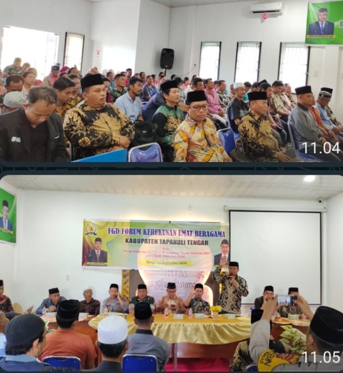 FKUB Tapteng Laksanakan FGD Lintas Tokoh Agama