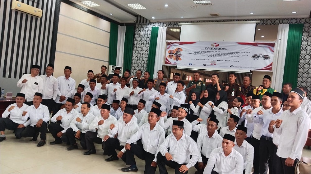 48 Panwascam Dilantik, Langsung Kerja Untuk Tahapan Pilkada