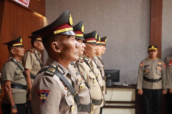Kapolres Aceh Singkil Pimpin Sertijab Kasat Dan Kapolsek
