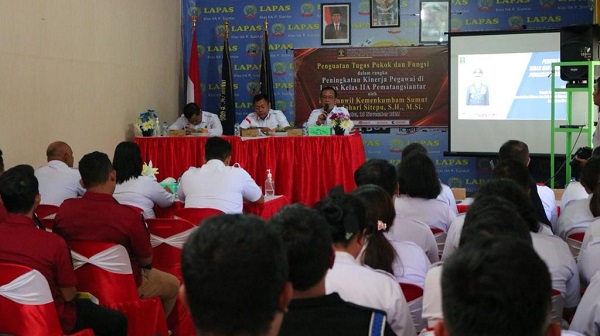 Lapas Pematangsiantar Terima Pengarahan Dari Kakanwil Kemenkumham Sumut
