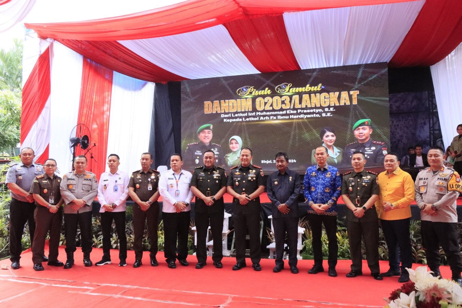Letkol Arh Ibnu Hardiyanto Dandim 0203/Langkat Yang Baru