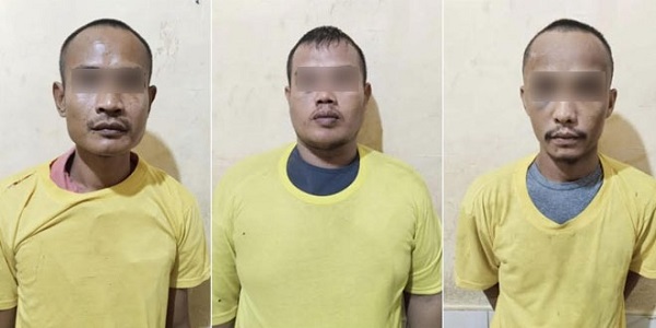 Serang Polisi Di Langkat, Tiga Tersangka Diamankan