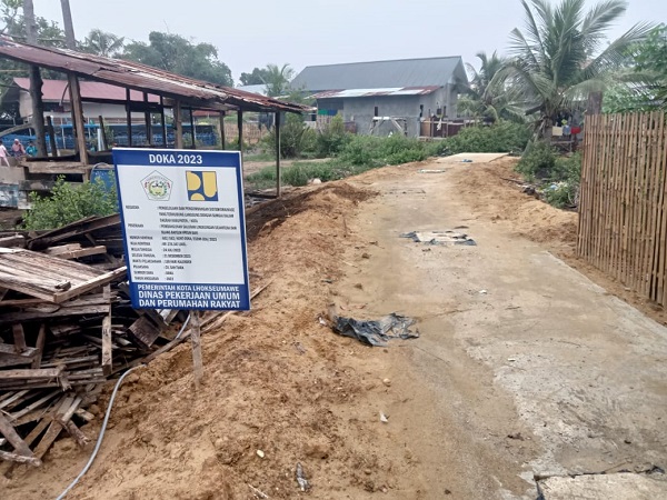 Proyek Saluran DOKA Di Uteun Bayi Diduga Asal Jadi