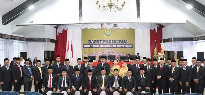 35 Anggota DPRD Kabupaten Dairi Periode 2024–2029 Dilantik