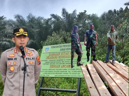 Kapolres Tapsel: Sikat Illegal Logging Waka: Jangan-Jangan Maling Teriak Maling