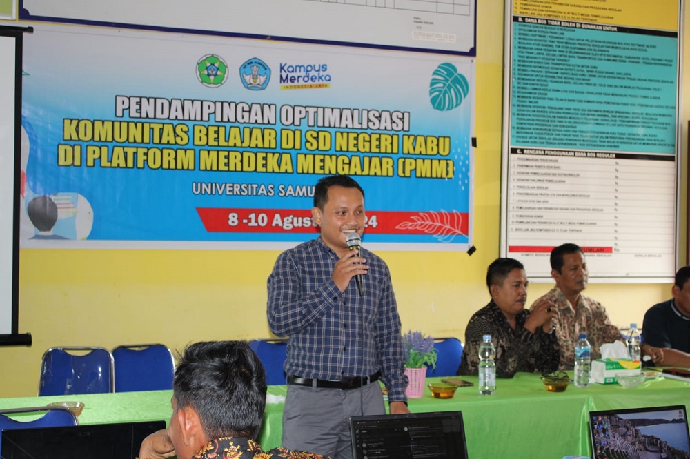 Pelatihan Pendampingan Optimalisasi Komunitas Belajar Di SDN Kabu
