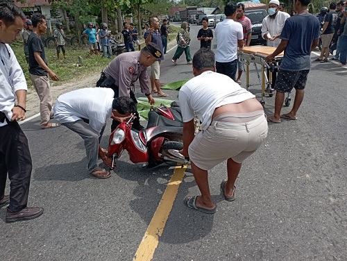 Dua Pelajar Tewas Dilindas Truk