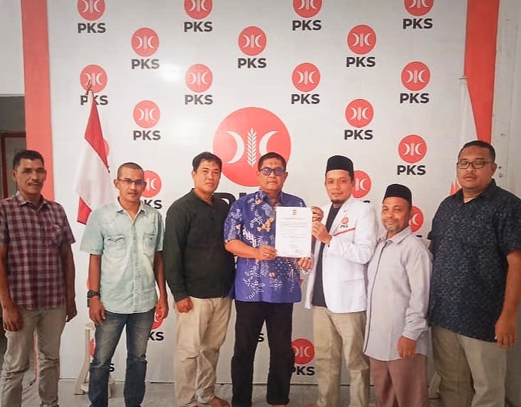 Ketua Partai Nasdem Sabang Daftar Ke PKS Sebagai Bacalon Wali Kota