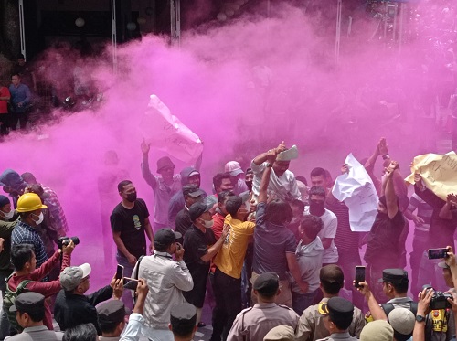 HUT Ke-151 Kota Binjai, Wali Kota Didemo