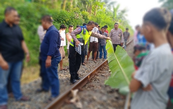 Warga Partimbalan Heboh, Temukan Jasad Pria Tua Terbelah Dua Di Lintasan KA