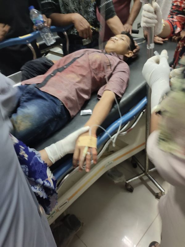 Gempar, Warga Natal Ditarik Buaya Ke Sungai
