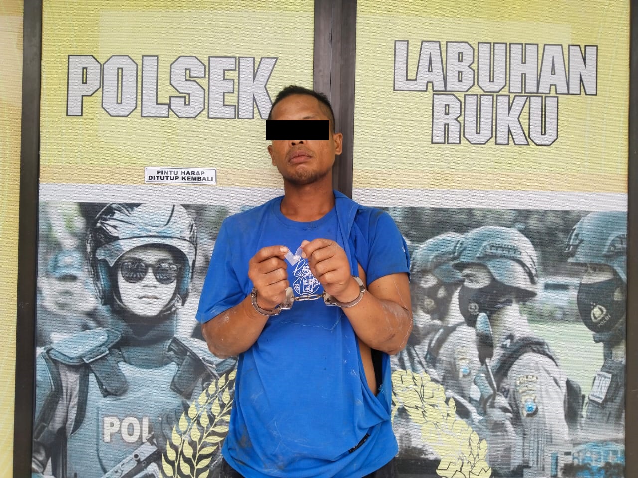 Terduga Pemilik Narkotika Ditangkap Setelah Bergumul Dengan Aparat