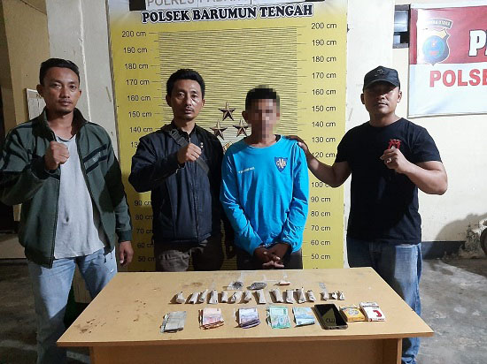 Tersangka Pengedar Ganja Dibekuk Di Barumun Tengah