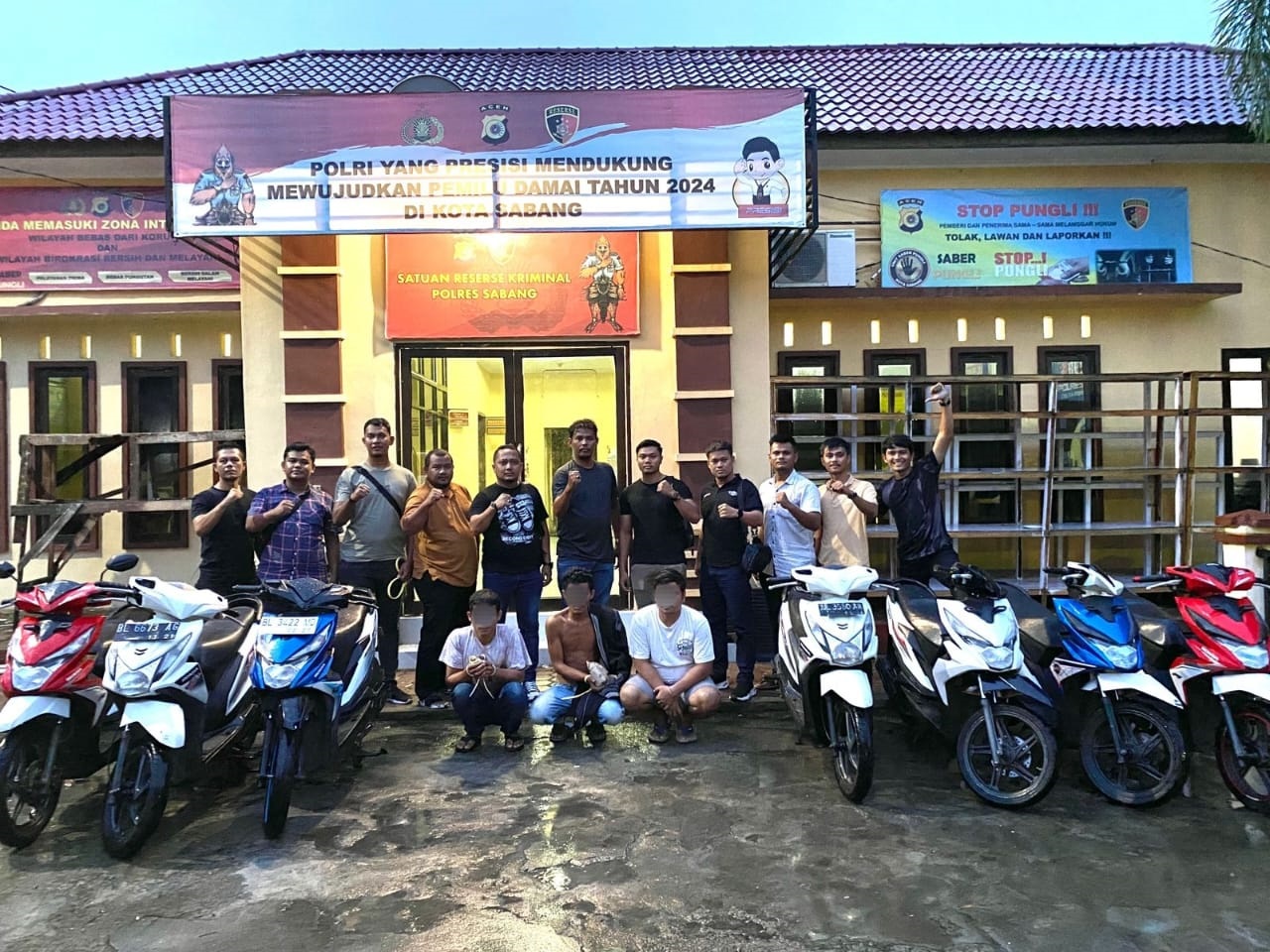 Polres Sabang Dan Banda Aceh Tangkap Tiga Pelaku Pencurian 7 Ranmor