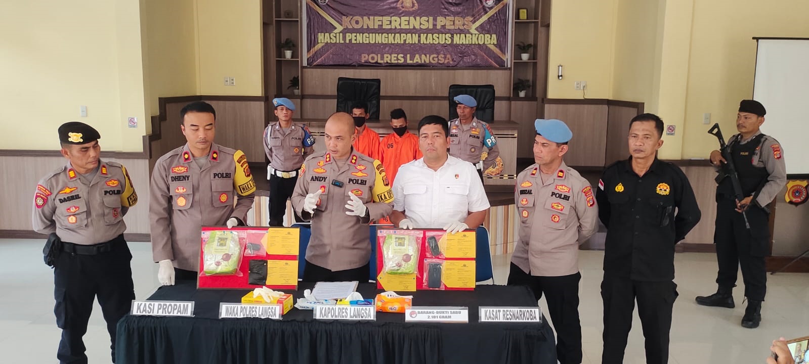 Polisi Gagalkan Penyelundupan 2,1 Kg Sabu Ke Wilayah Langsa